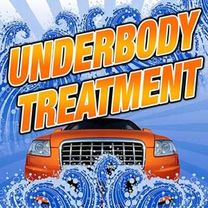 Car wash underbody treatment